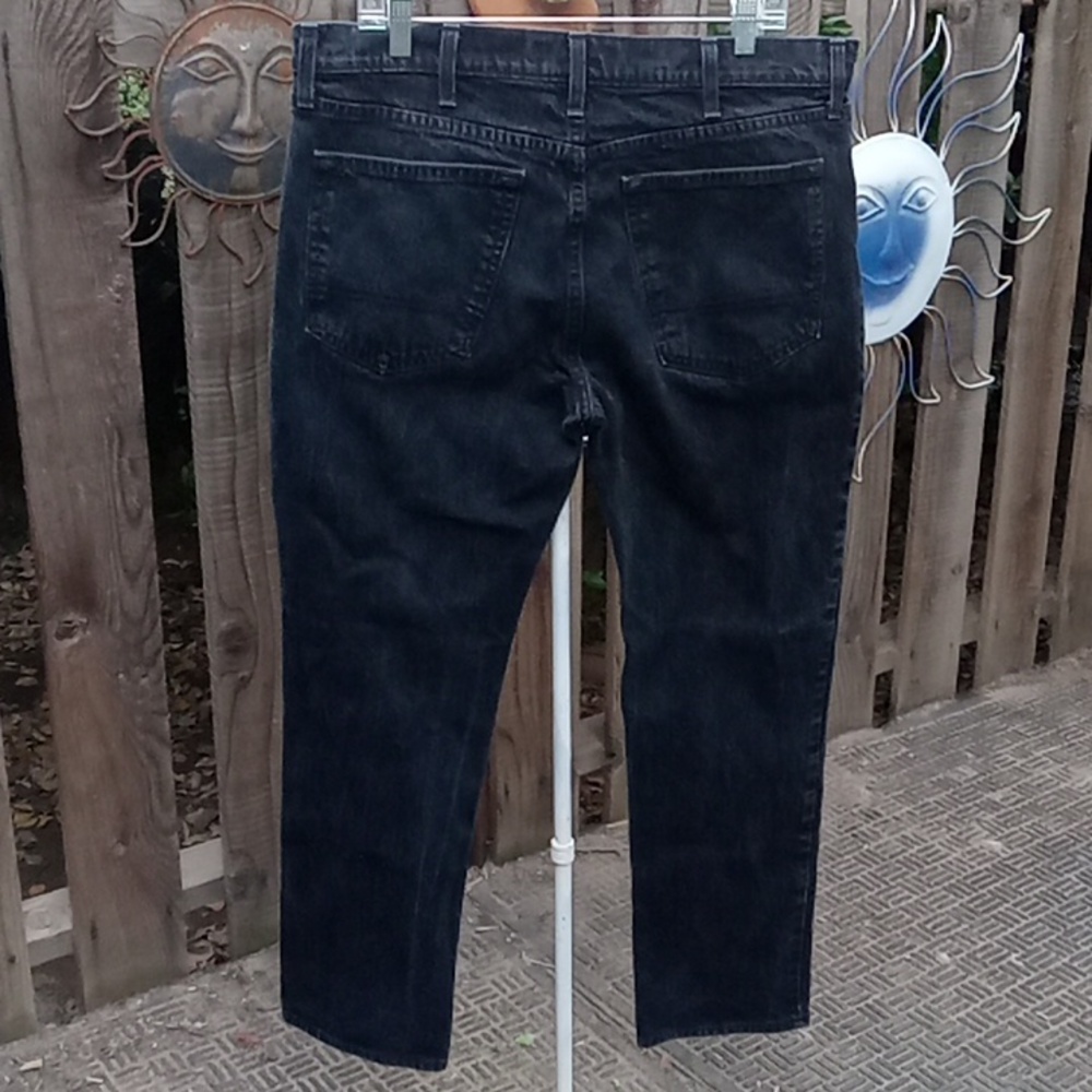 Slim Fit Men's Skinny Jeans in Black Wash